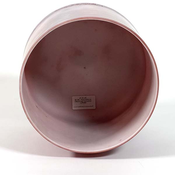 Rose Palladium 12″ D +5 Crystal Tones® singing bowl available at mnsoundhealing.com