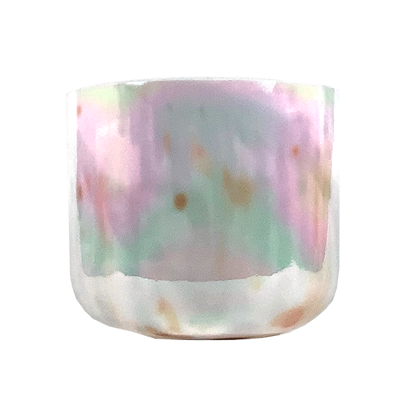 Mt. Shasta Serpentine Sedona Red Rock Platinum 10" G +15 Crystal Tones® singing bowl from Minnesota Sound Healing mnsoundhealing.com