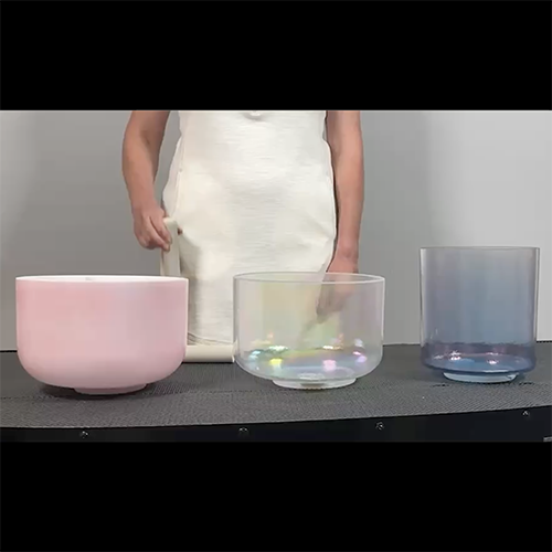 The Alchemy of Heart and Light Crystal Tones singing bowl set