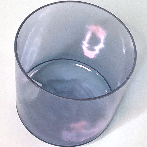 Indigo White Light Aura Gold 8" D# +5 Crystal Tones® singing bowl available at mnsoundhealing.com