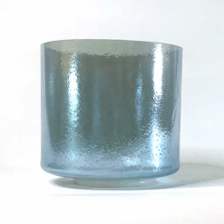 Palladium Aqua Aura Gold Inside 7" D +50 Crystal Tones® singing bowl available at mnsoundhealing.com