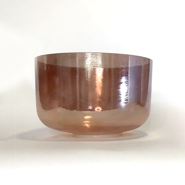Rose Palladium 12″ D +5 Crystal Tones® singing bowl available at mnsoundhealing.com