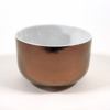 Crystal Tones® 10" B +5 Tibetan Quartz Copper Frosted Rim Available at Minnesota Sound Healing