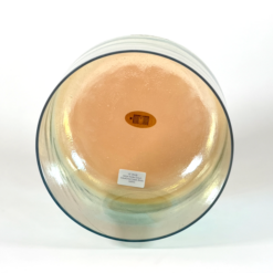 Crystal Tones® Aqua Aura Gold Grandmother Base 10" F# +20 singing bowl from Minnesota Sound Healing