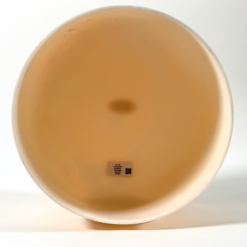 Crystal Tones® Alchemy Singing Bowl Laughing Buddha Frosted Inside 12" G 0 Available at Minnesota Sound Healing