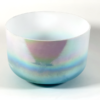 Crystal Tones® Mother Of Platinum Ocean Gold Base 12" F +25 singing bowl from Minnesota Sound Healing