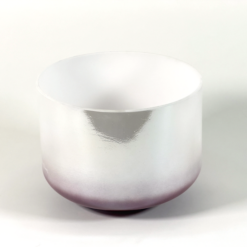Crystal Tones® Palladium Lavender Sunset Gold 10" B +15 singing bowl from Minnesota Sound Healing