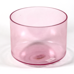 Crystal Tones® Pink Aura Gold 8" E -20 singing bowl from Minnesota Sound Healing
