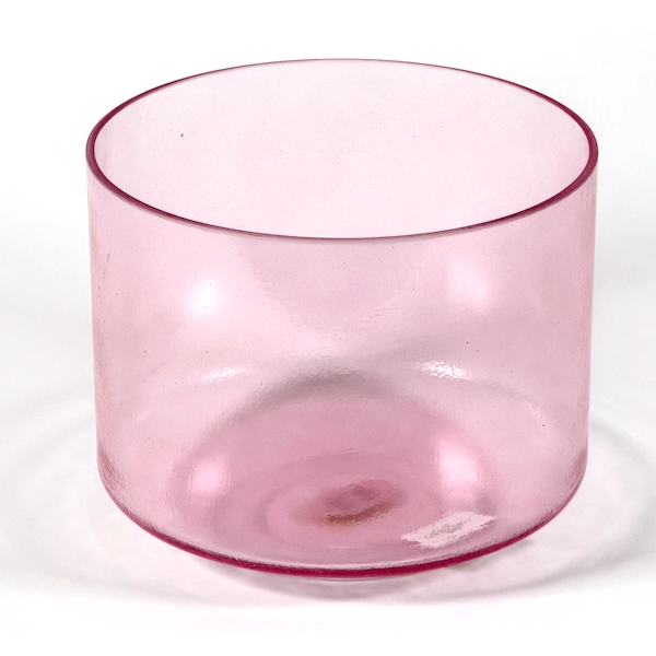 Crystal Tones® Pink Aura Gold 8" E -20 singing bowl from Minnesota Sound Healing