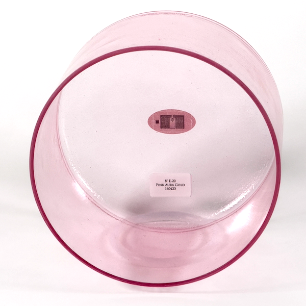 Crystal Tones® Pink Aura Gold 8" E -20 singing bowl from Minnesota Sound Healing