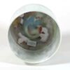 Crystal Tones® Alchemy Singing Bowl - Abalone Platinum Frosted Rim Inside 8" C# +5