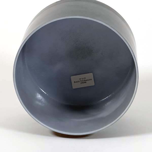 Crystal Tones® Alchemy Singing Bowl - Black Tourmaline 8" E +15