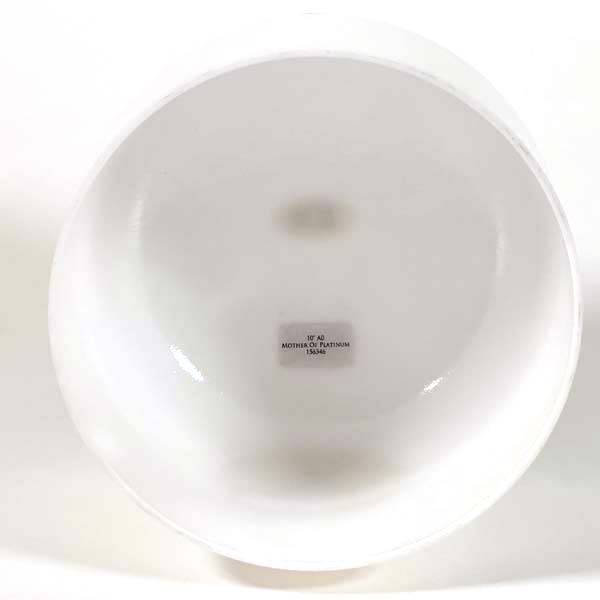 Crystal Tones® Alchemy Singing Bowl - Mother Of Platinum 10" A 0