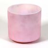 Crystal Tones® Alchemy Singing Bowl - Pink Ocean Gold Mother Of Platinum (Inside) Frosted 7" G 0