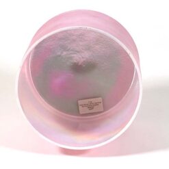 Crystal Tones® Alchemy Singing Bowl - Pink Ocean Gold Mother Of Platinum (Inside) Frosted 7" G 0