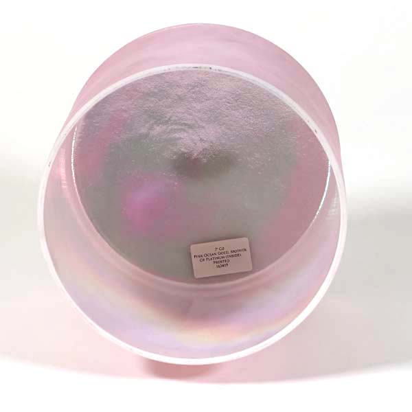 Crystal Tones® Alchemy Singing Bowl - Pink Ocean Gold Tall 6" F# -5