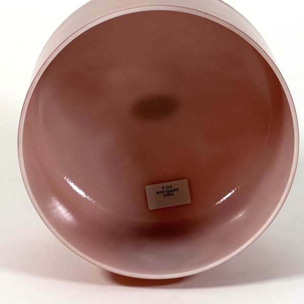 Crystal Tones® Alchemy Singing Bowl - Rose Quartz 9" D +5