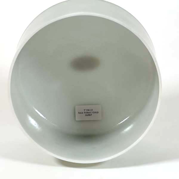 Crystal Tones® Alchemy Singing Bowl - Sage Forest Gold 9" D# -15