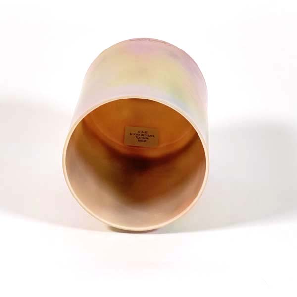 Crystal Tones® Alchemy Singing Bowl - Sedona Red Rock Platinum 6" A +20