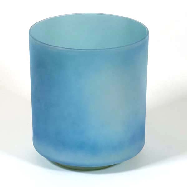 Crystal Tones® Alchemy Singing Bowl - Selenite Aqua Aura Gold (Inside) 8" C# +20