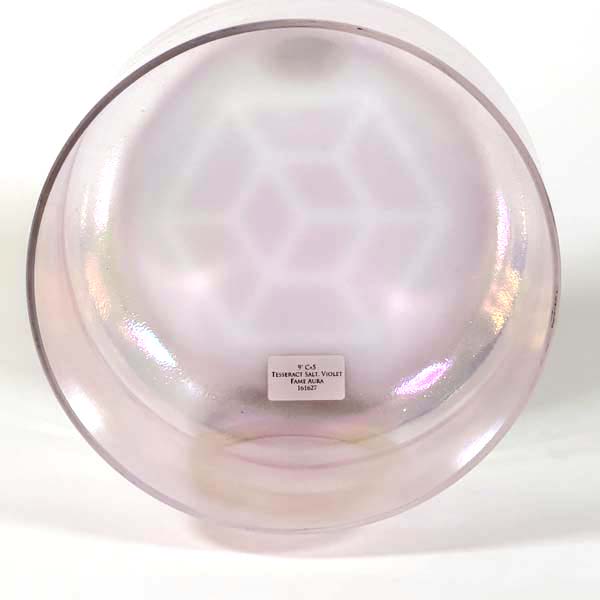 Crystal Tones® Alchemy Singing Bowl - Tesseract Salt Violet Flame Aura 9" C +5